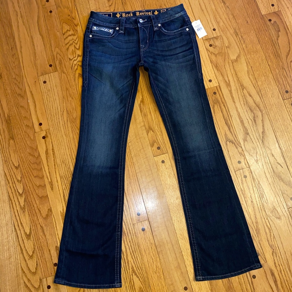 NWT Klarry Rock Revival Bootcut Jeans